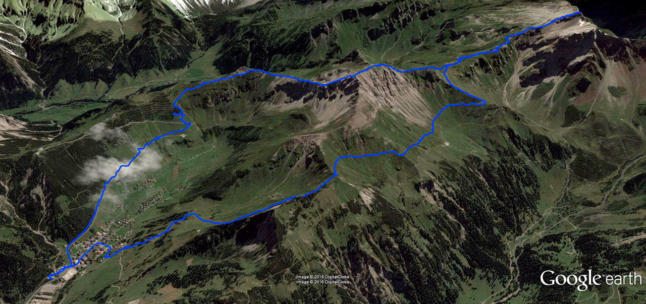 Wanderkarte Malbun