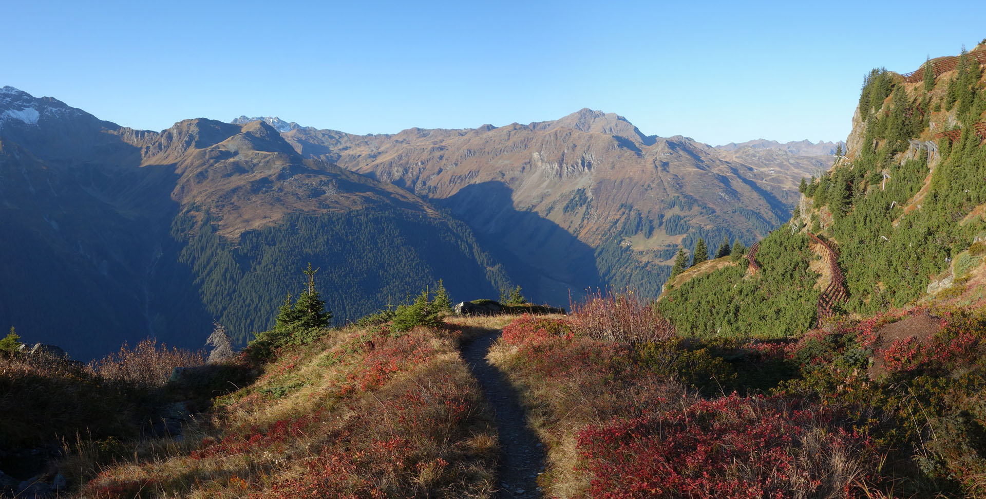 Wanderweg Tafamunt Versalhaus