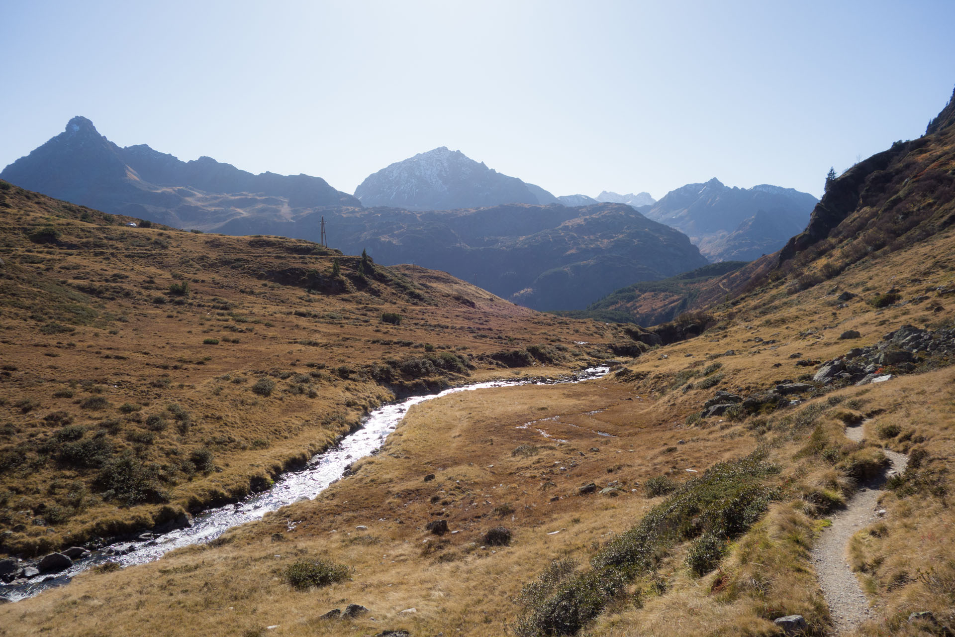 Wanderweg Verbellaalpe Tafamunt