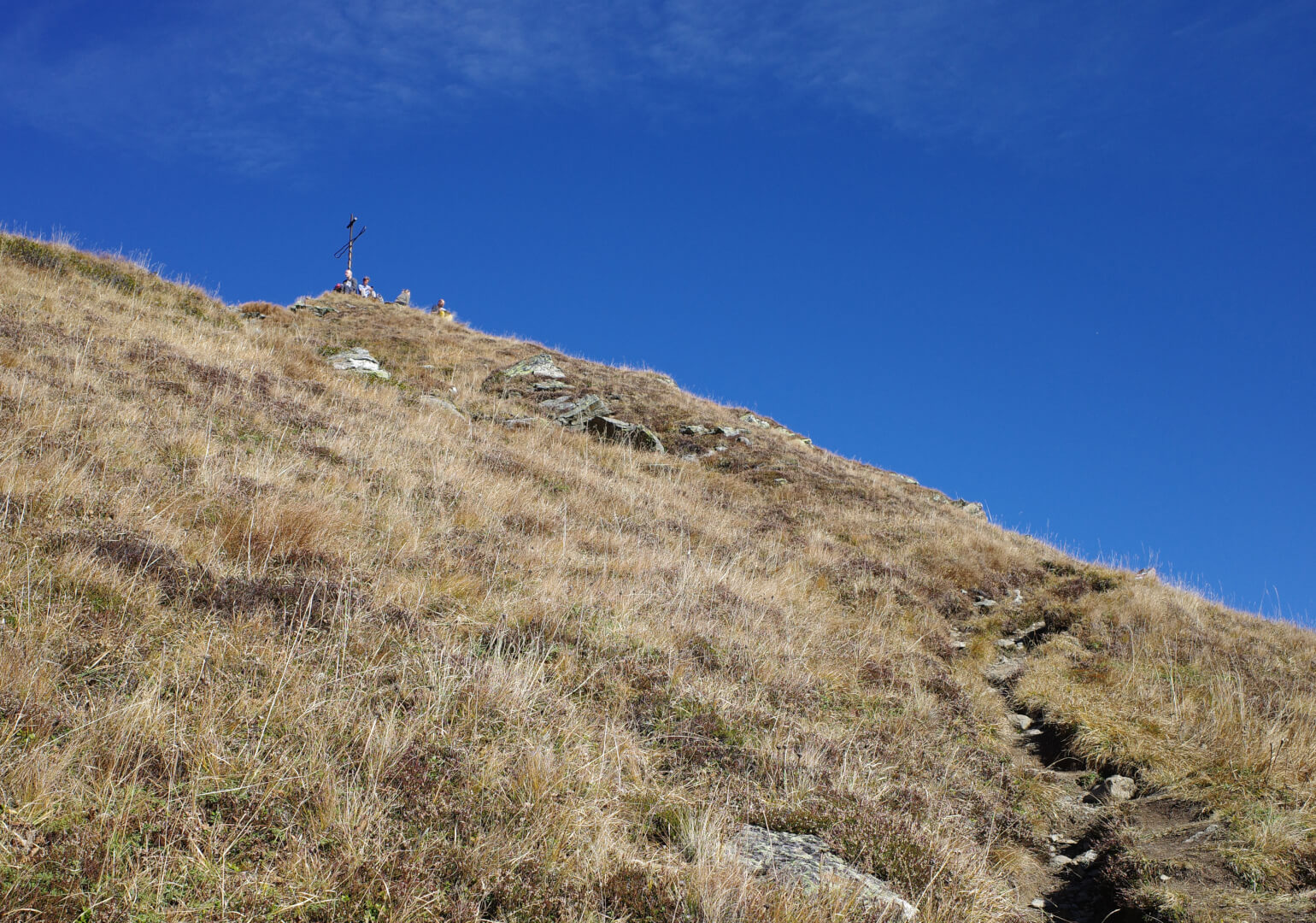 Aufstieg Kreuzjoch
