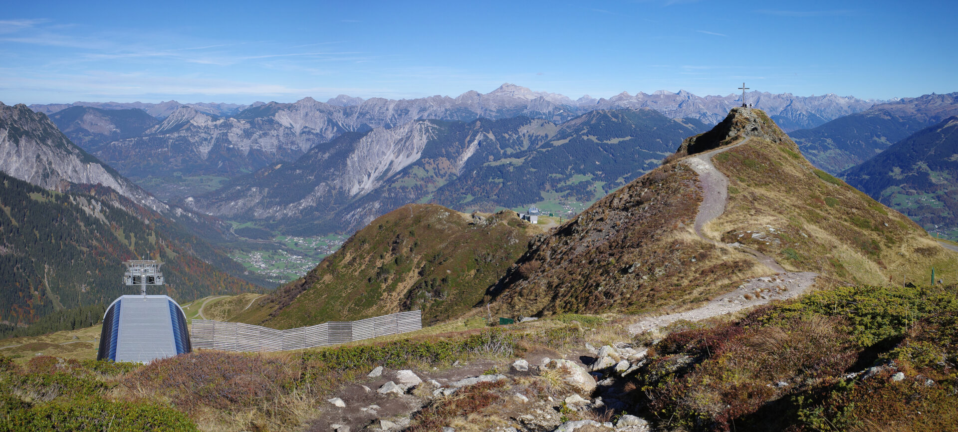 Aussicht Golmer Joch