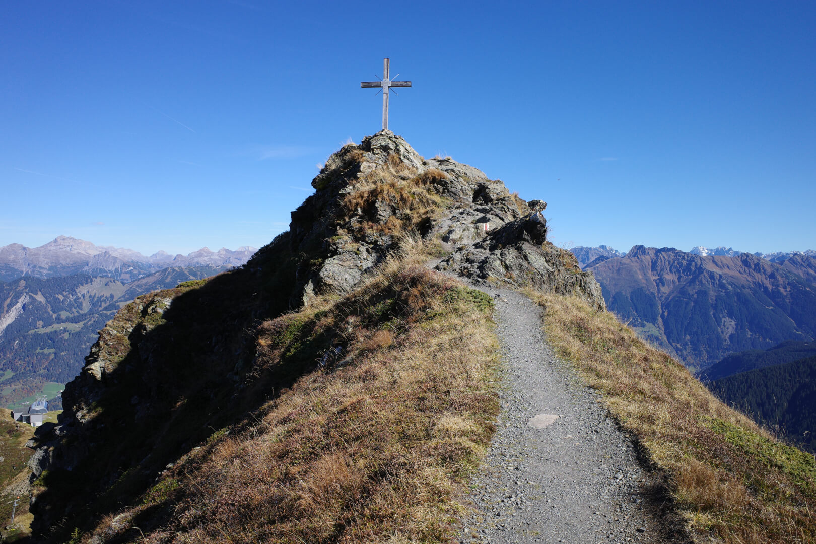 Gipfelkreuz Golmer Joch