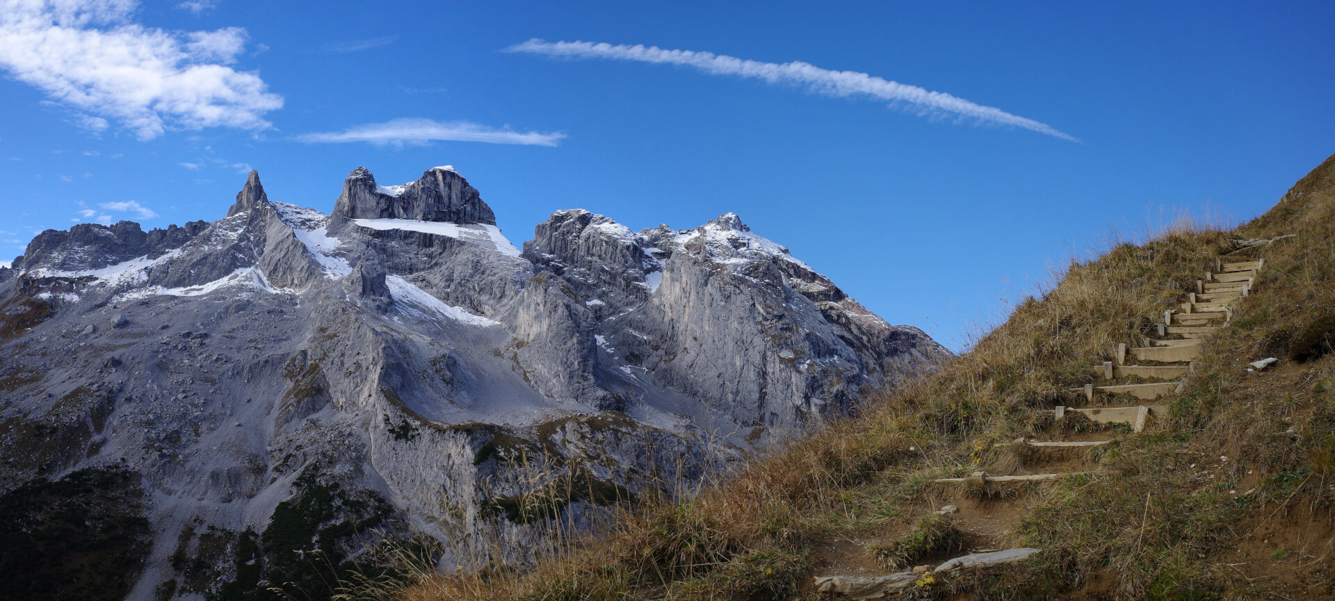 Treppe zur Geißspitze