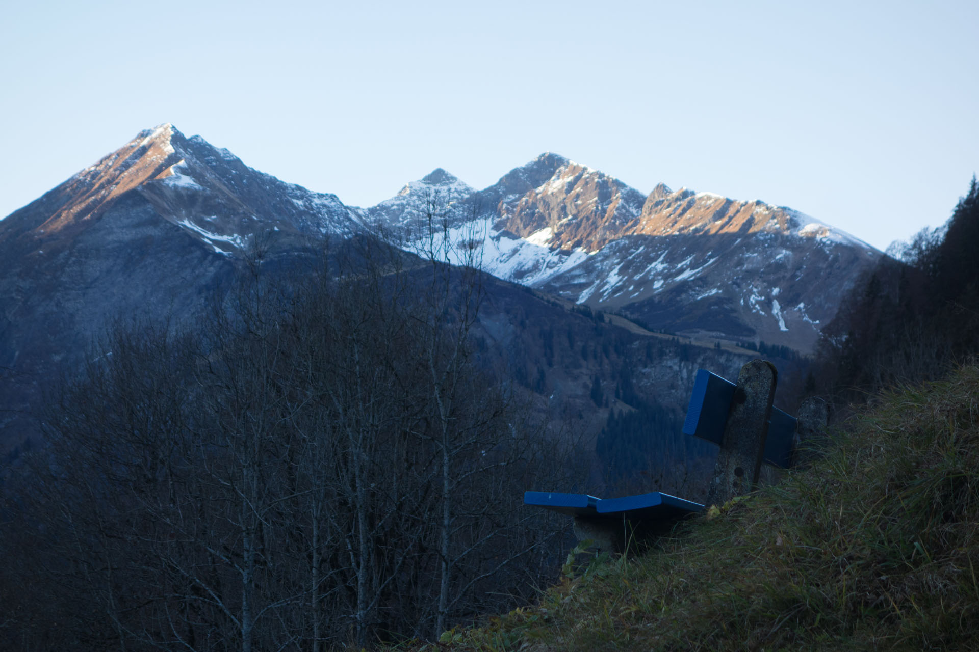 Aussichtsbank Weisstannental