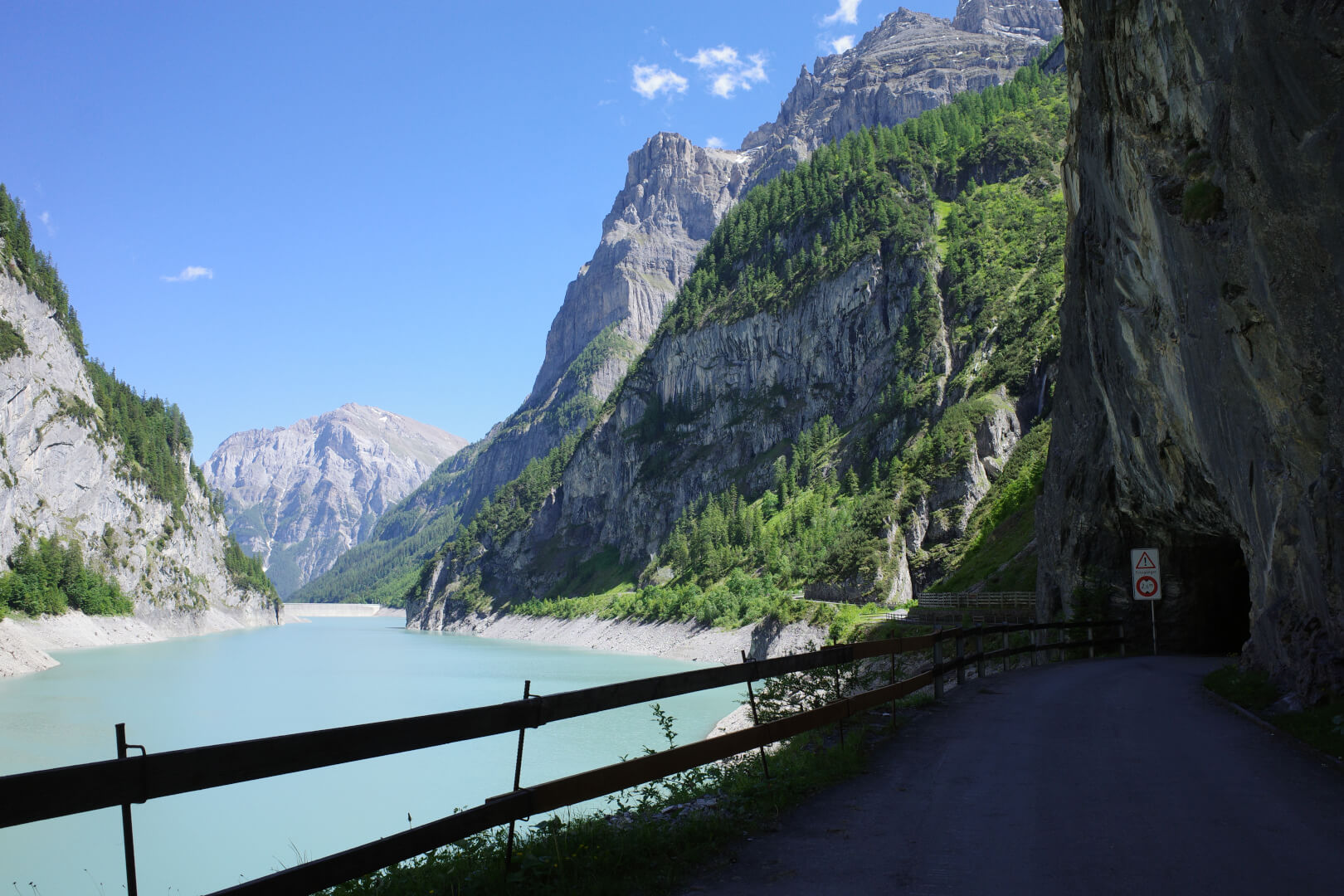 Straße Gigerwald-See