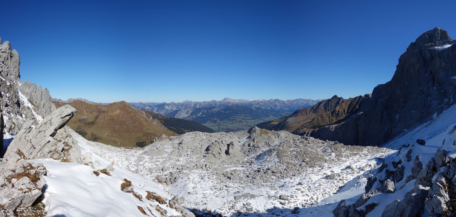 Drusentor Richtung Lindauer Hütte