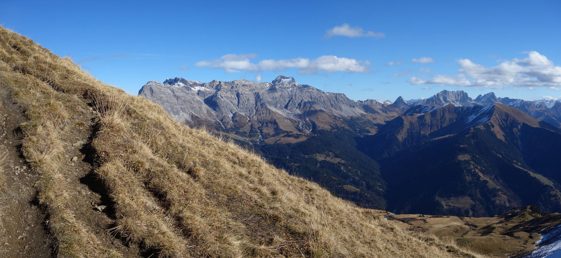 Wanderweg mit Schesaplana