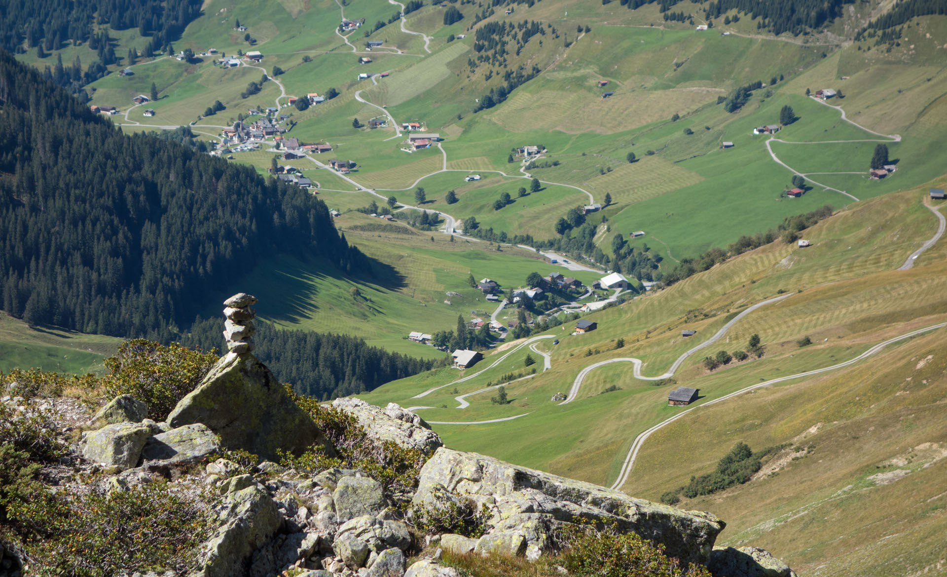 Blick auf St. Antönien