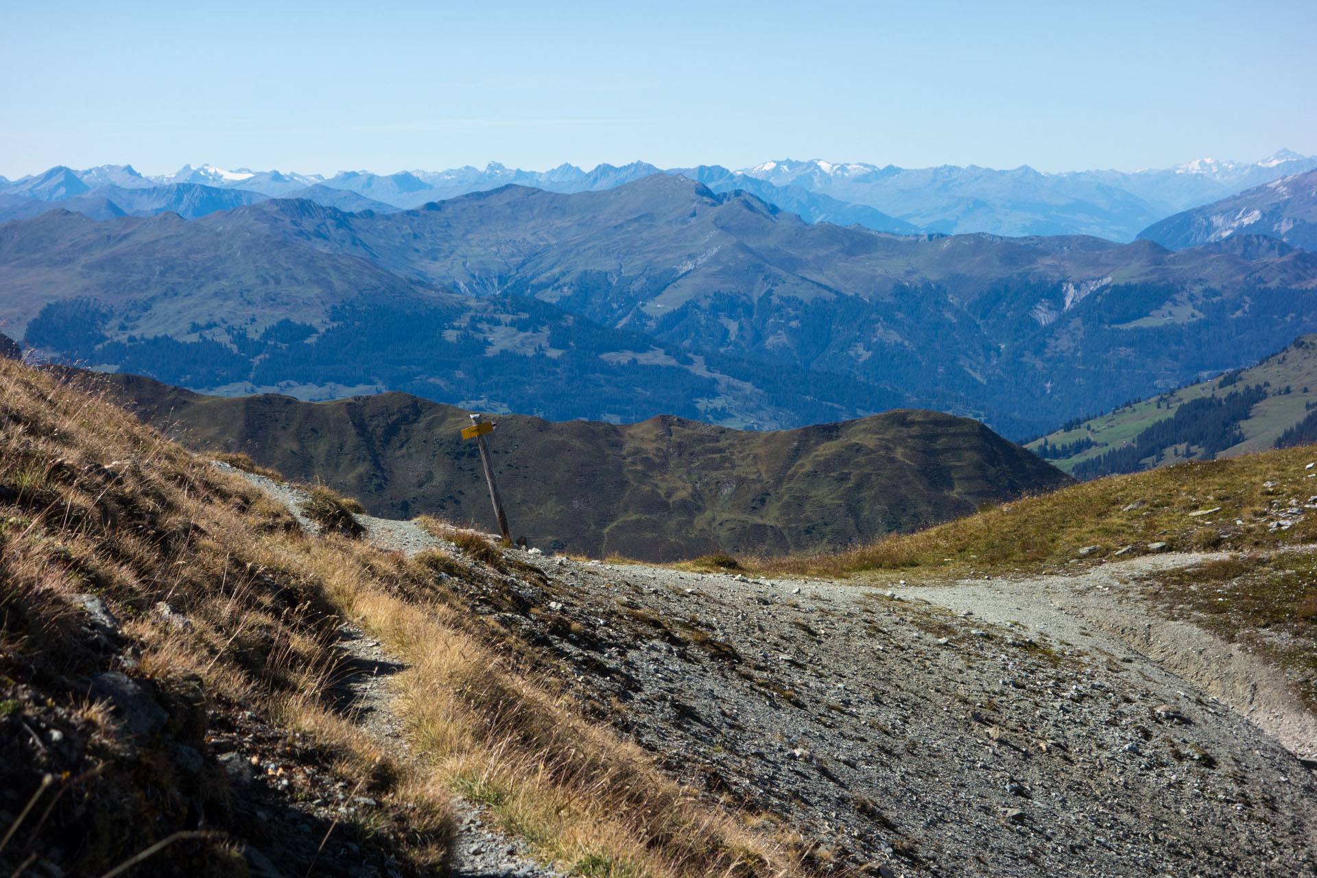 Fernsicht Alpen