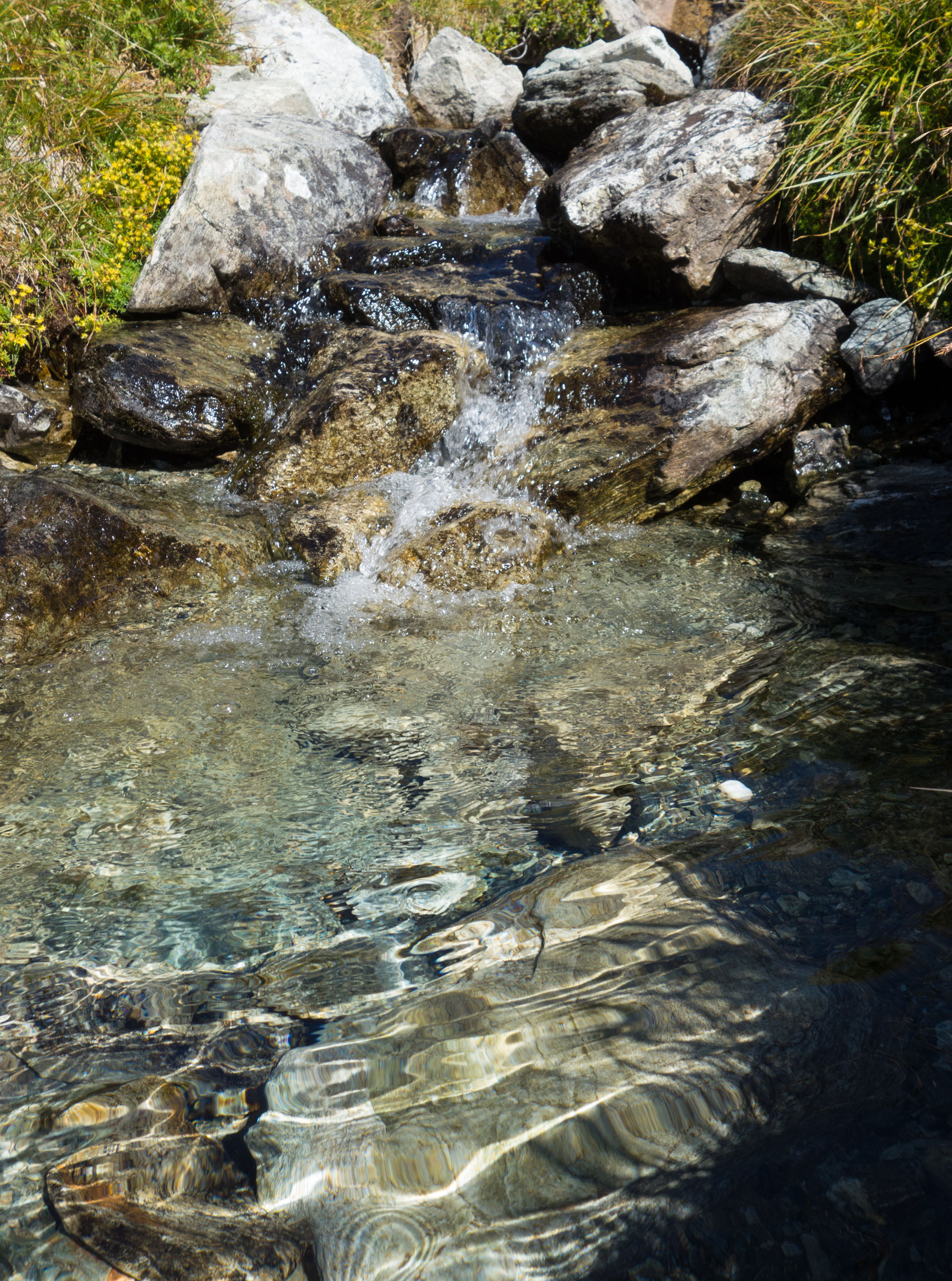 Klares Bergwasser