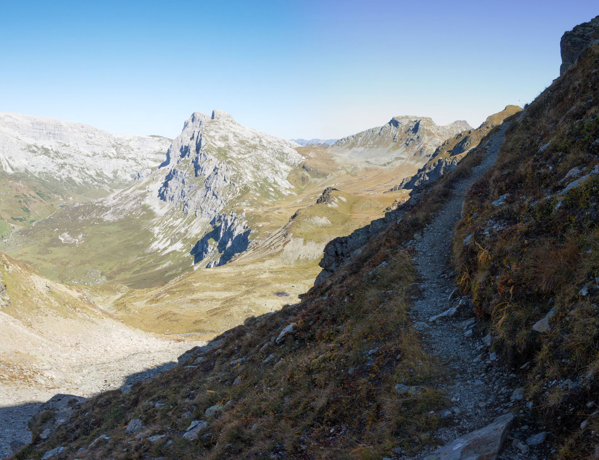 Steiler Bergweg