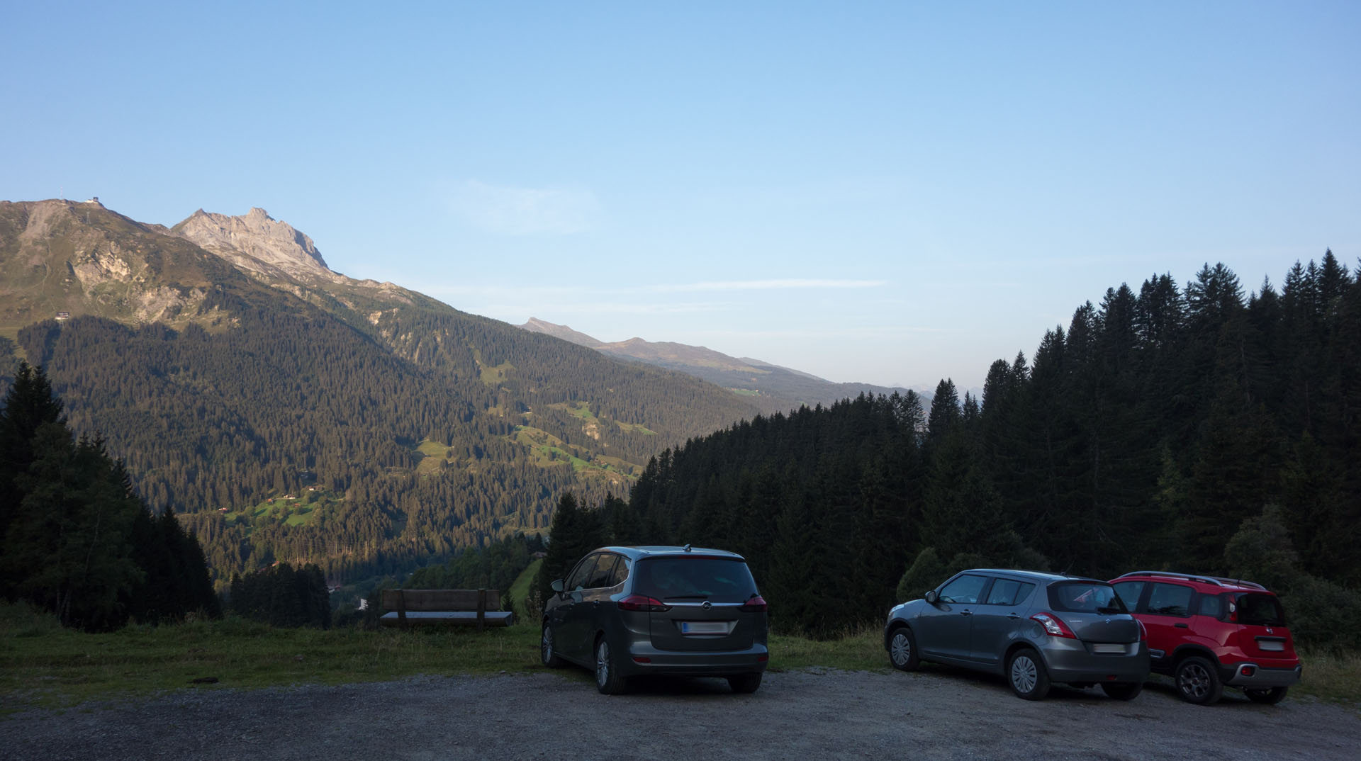 Parkplatz Klosters Talbach