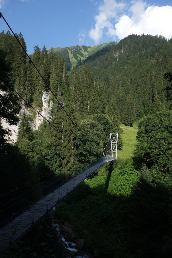 Hängebrücke Klosters Pur