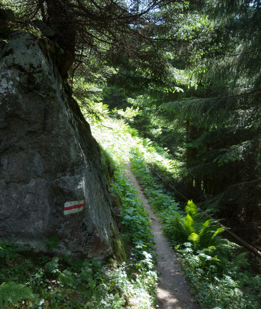 Wanderweg Schlappin Klosters