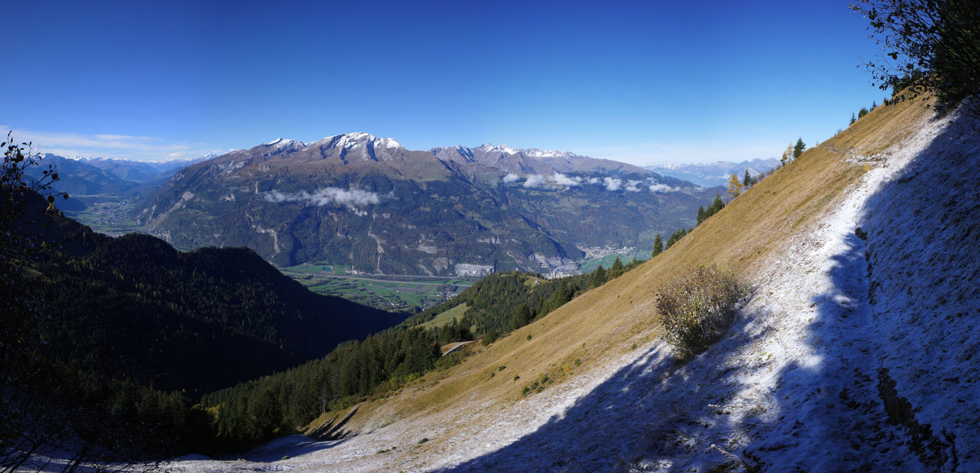 Tiefblick ins Tal