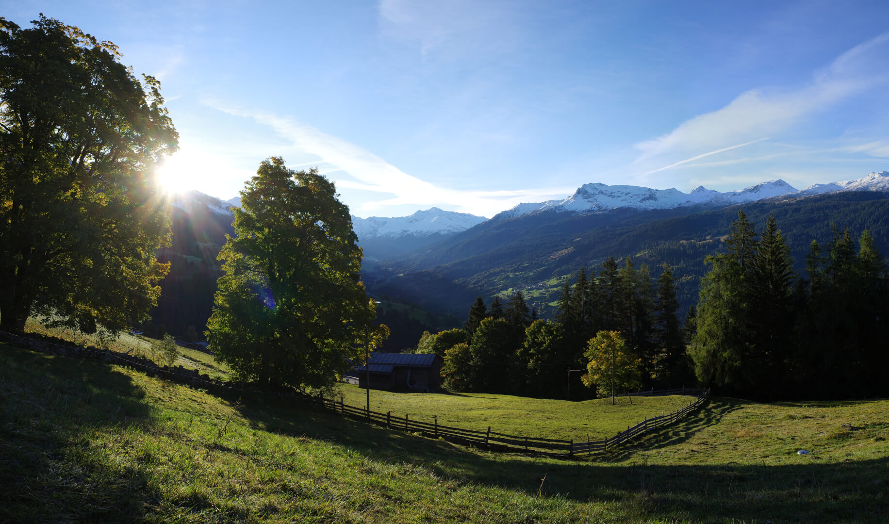 Sonnenaufgang im Prättigau