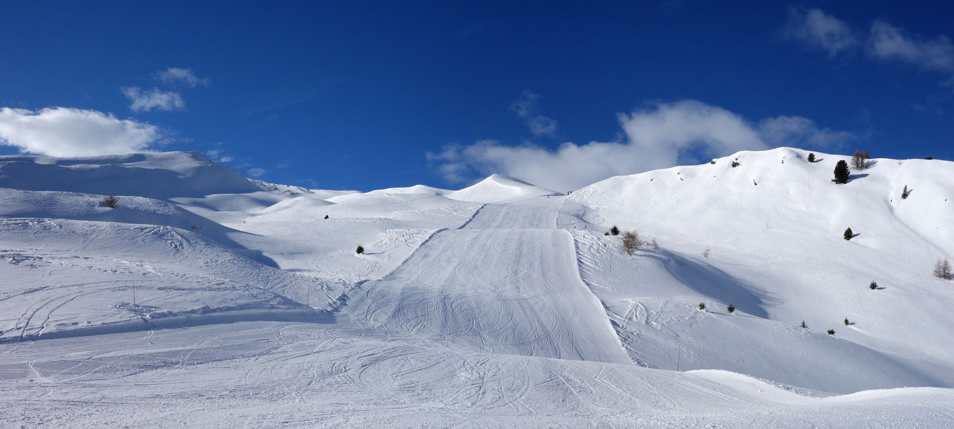 Schöne Skipiste