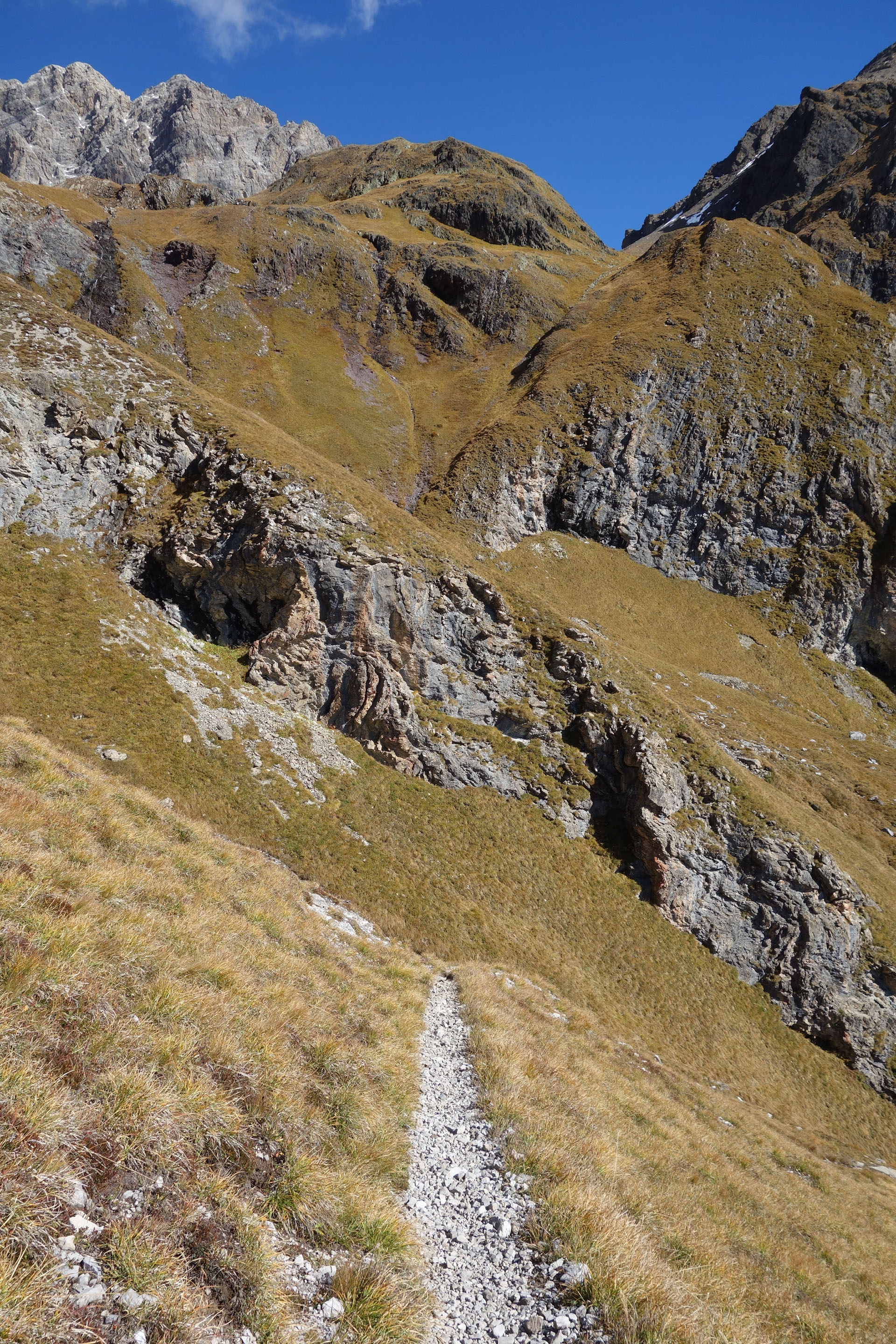 Aufstieg Pass d'Ela