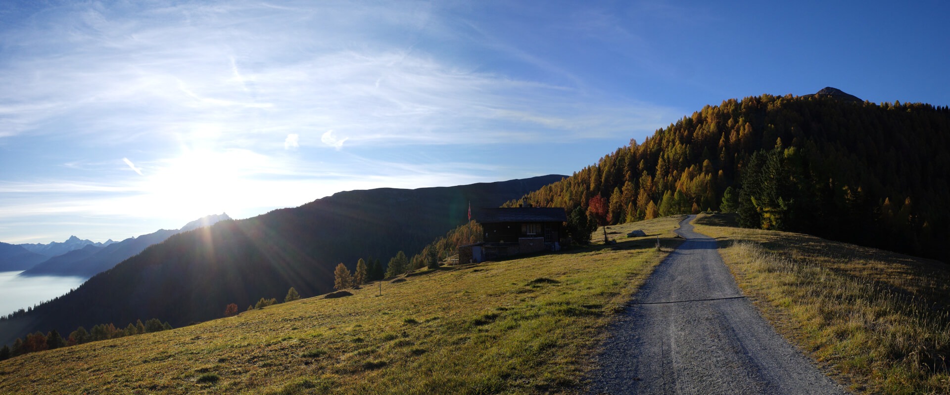 Sonnenaufgang Obermutten