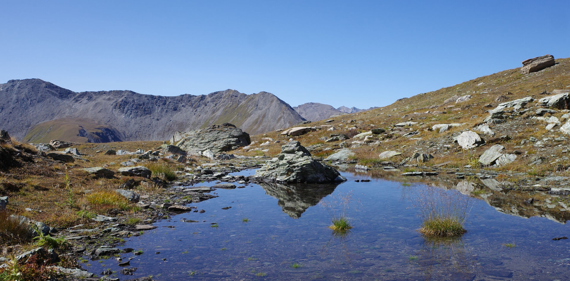 Teich im Gebirge