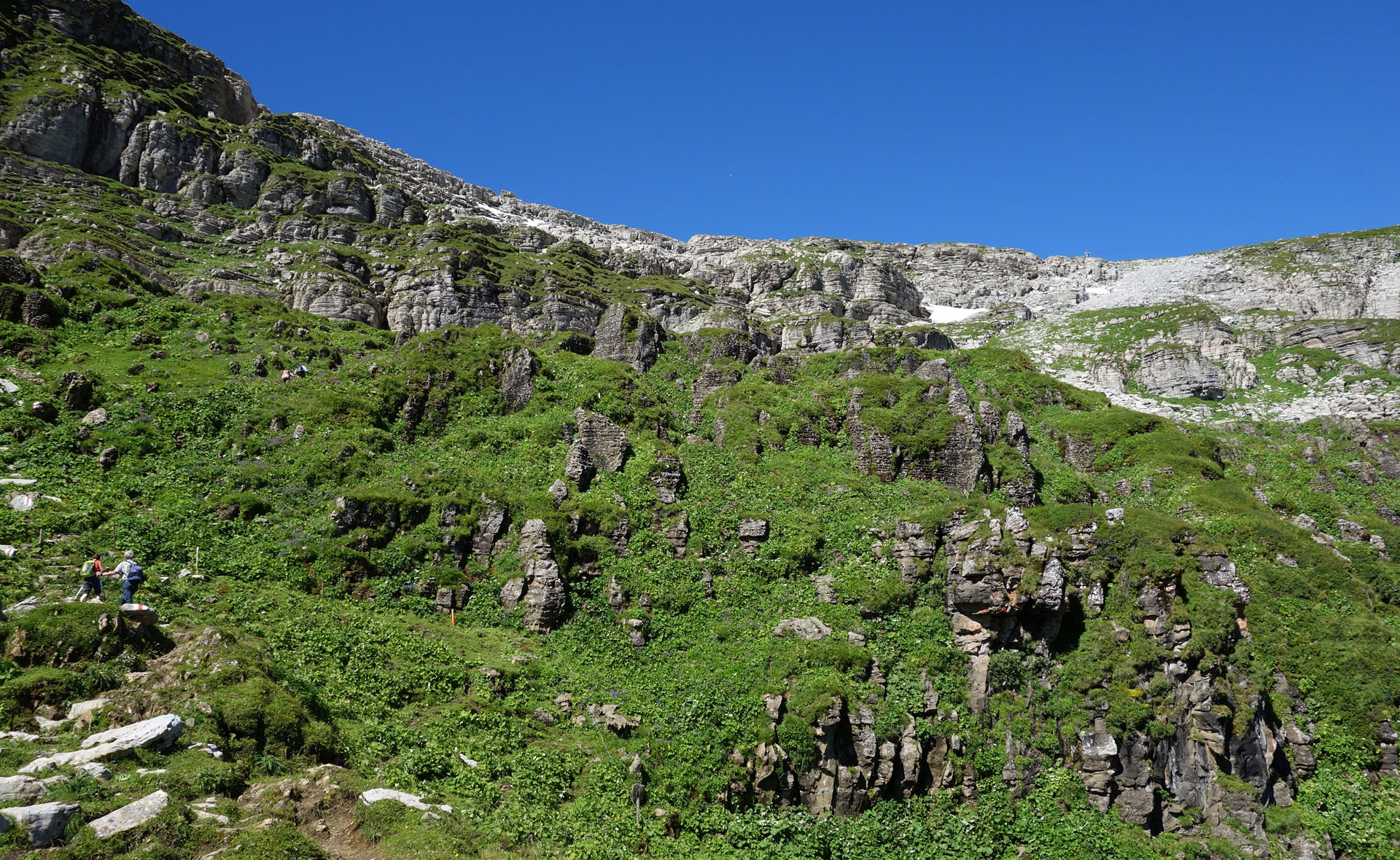 Ostaufstieg Chäserrugg