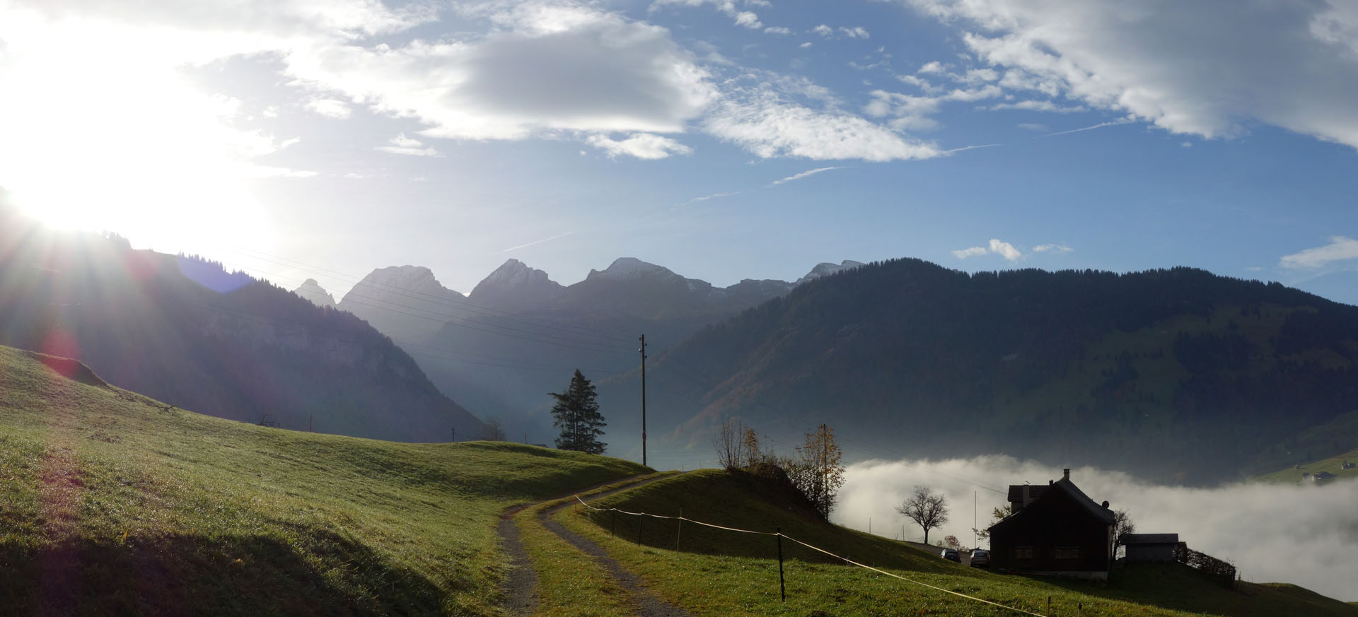 Wanderweg Stein Nesslau
