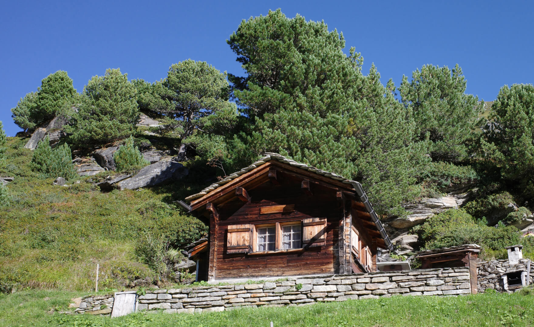 Kleine Holzhütte
